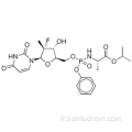 L-Alanine, N - [[P (S), 2&#39;R] -2&#39;-désoxy-2&#39;-fluoro-2&#39;-méthyl-P-phényl-5&#39;-uridylyl] -, 1-méthyléthyl ester CAS 1190307 -88-0